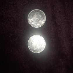 Morgan Silver Dollars 7/8tf