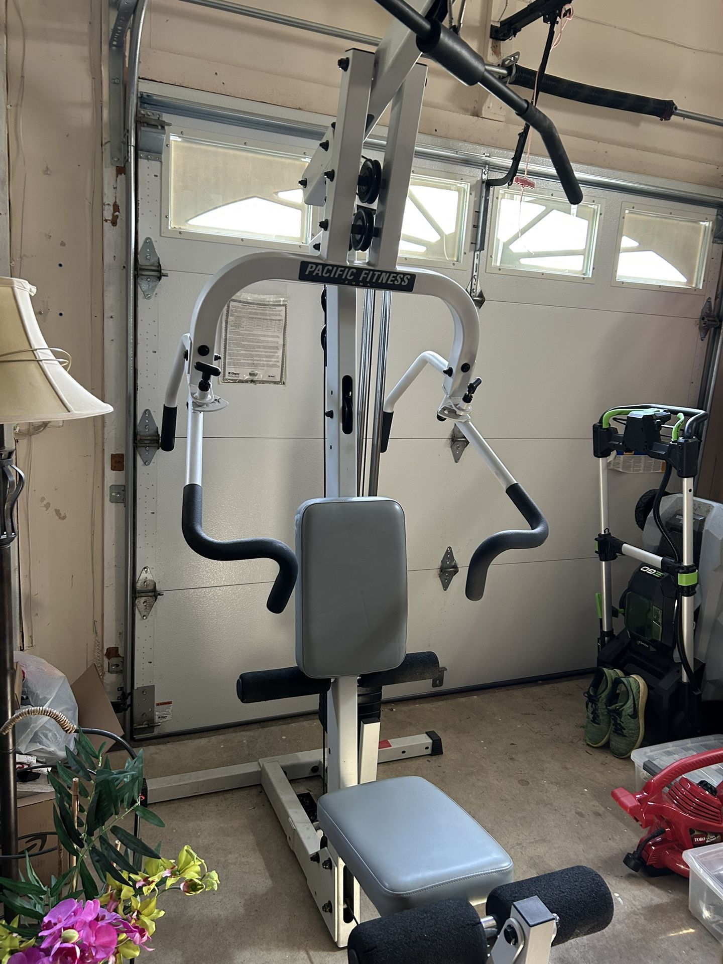 Cable Machine with Attachments