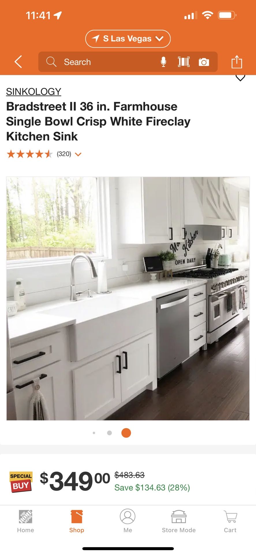 36 Inch Sinkology Farmhouse Sink