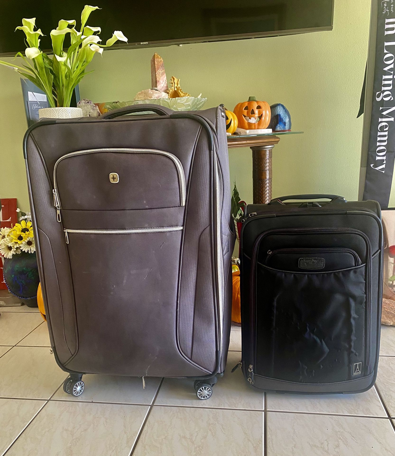 Extra Large Suitcase, Carry-On, 24” Pillows