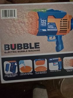 Bubble gun electric bubble machine