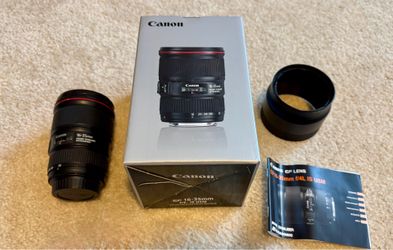 Canon EF 16-35mm f/4 L IS USM Lens Mint