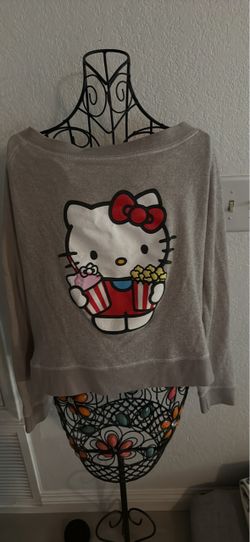 Hello Kitty Graphic Crop Sweatshirt from universal studios