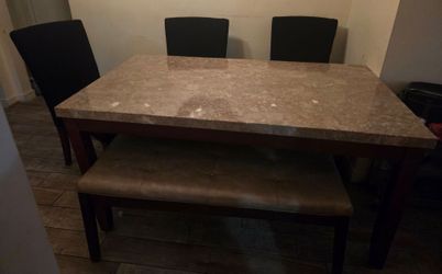 Marble table