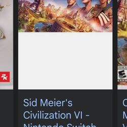 Sid Meier's Civilization VI - Nintendo Switch