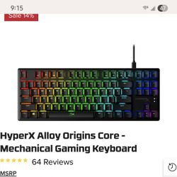 HyperX Gaming Keyboard And Wireless Mouse Bundle