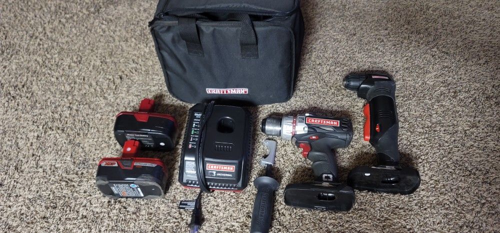 Craftsman Brushless Drill And 90° Angle Drill