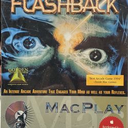 New Enhanced Flashback by MacPlay Apple Mac Macintosh CD-ROM Computer Game
