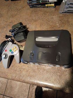 Nintendo 64 system very clean tight thumbstick on the controller just needs AV cable fully tested and working $75