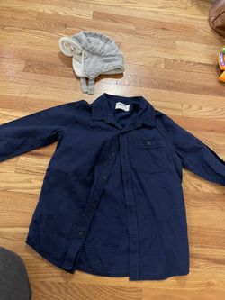 Collar Shirts Size 10-12 + 1 Hat