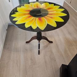 Glass Top Table 