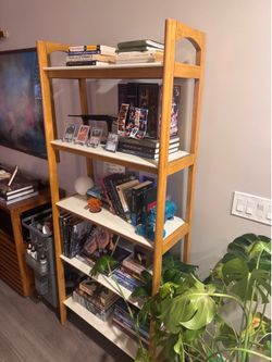 Mid Century Ladder Bookshelf