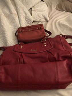 Coach purse with matching wallet Excellent