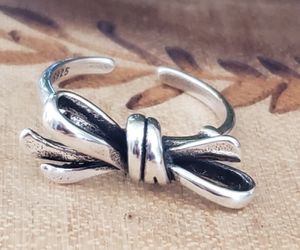 Sterling silver adjustable ring