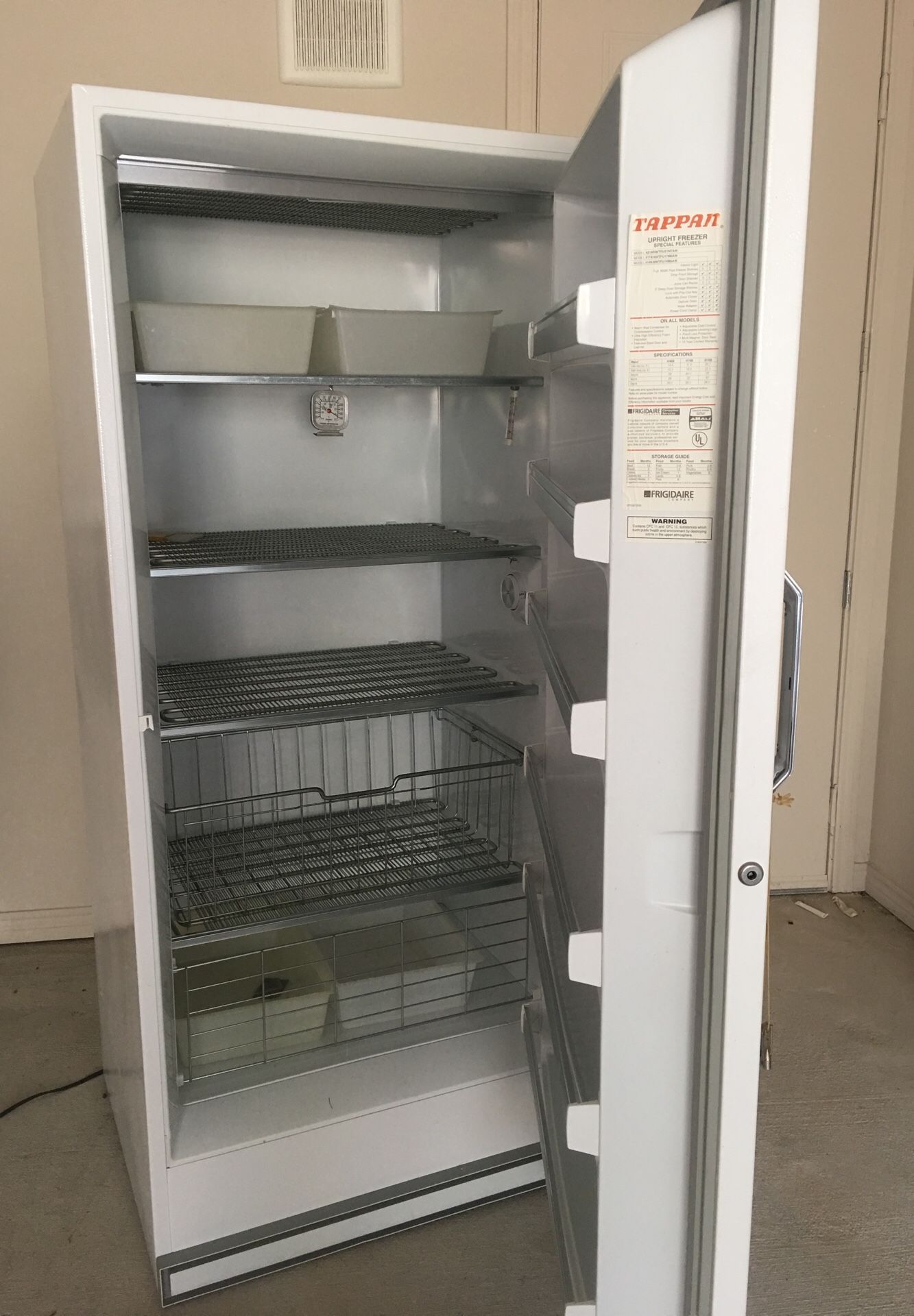 Tappan Freezer sold