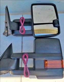 Chevrolet Silverado Gmc Sierra Tahoe Suburban Avalanche Yukon Escalade Avalanche Towing Mirrors Espejos Retrovisores Chevy