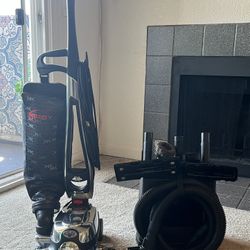 Kirby Avalir with Caddy, Attachments, & Multi Surface Shampoo System