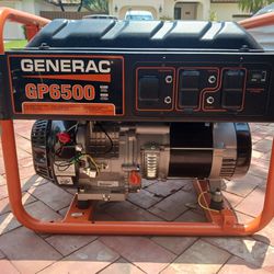 Generac GP 6500-Watt Single Fuel (Gasoline) Portable Generator

