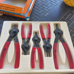 5 Piece Retaining Ring Plier Set