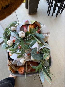 Thanksgiving box of decorations