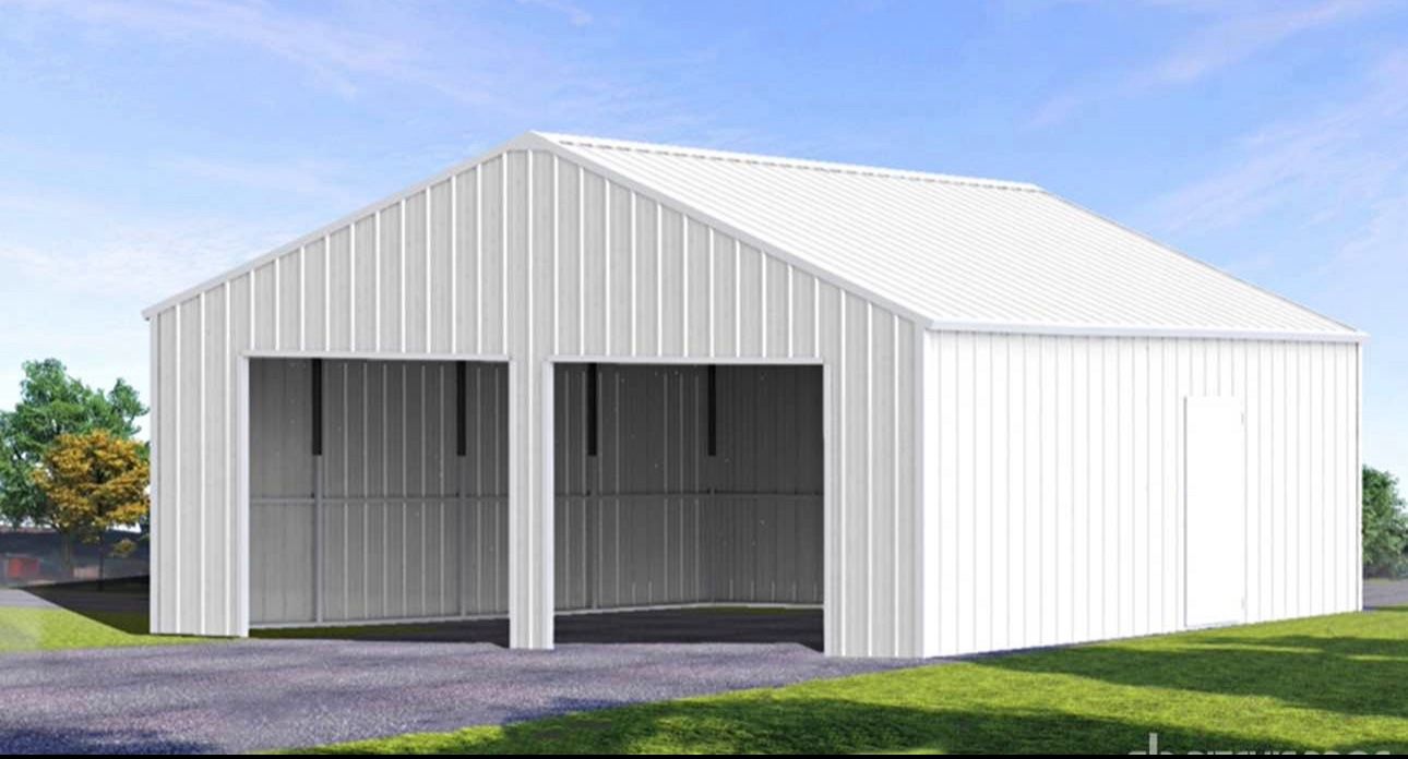 33x25 Metal Double Garage
