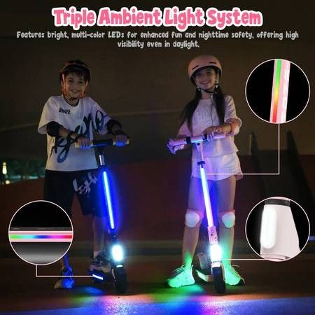 Electric Scooter For Kids Pink 25mph 4o2 383 391o