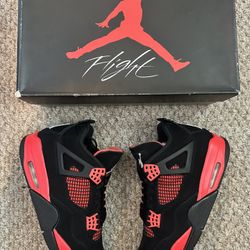 Nike Jordan 4 “Red Thunder” Size 10❤️‍🔥 