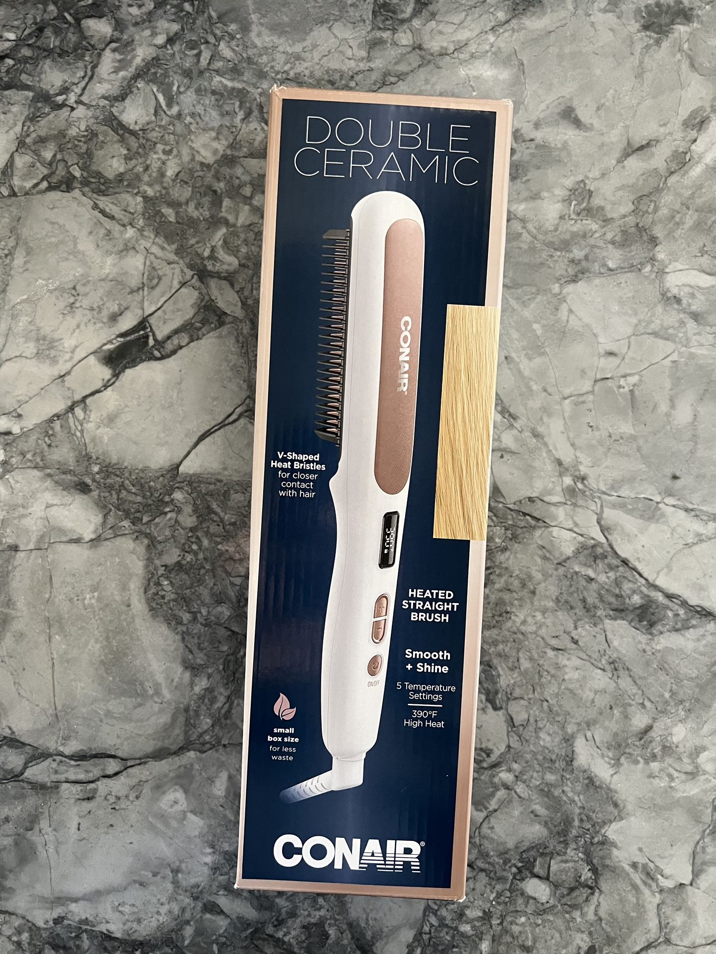 Conair Double Ceramic Heated Straight Brush