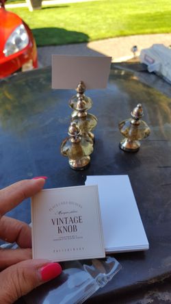 Pottery Barn place card holders