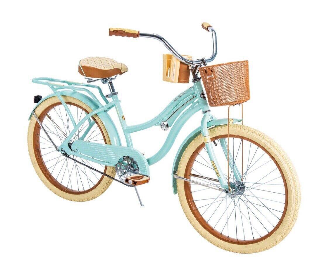 Huffy 24" Nel Lusso Girls' Cruiser Bike Mint Green
