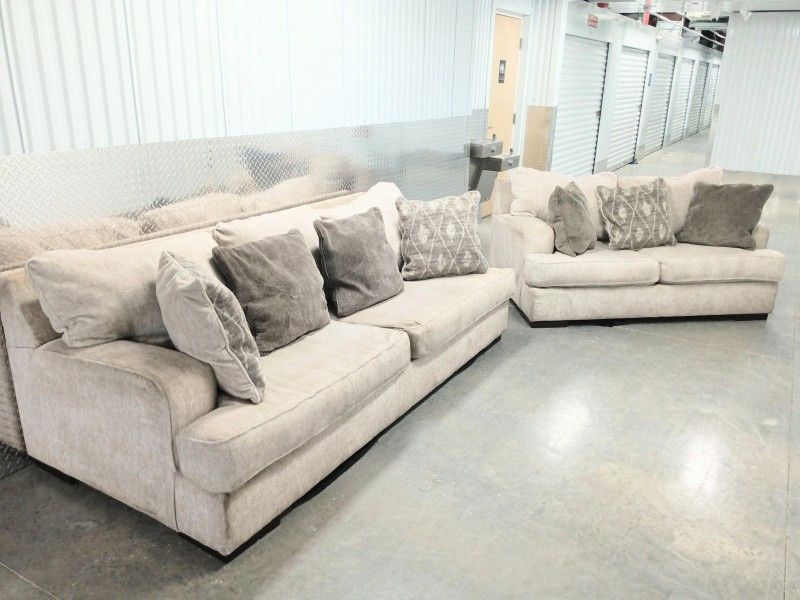 Sofa and Loveseat Set
