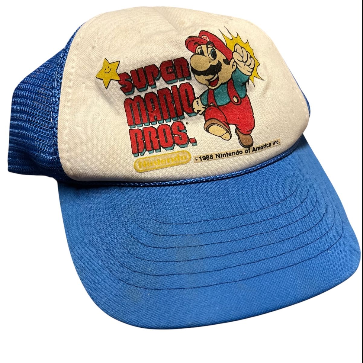 80s Vintage Super Mario Baseball Cap