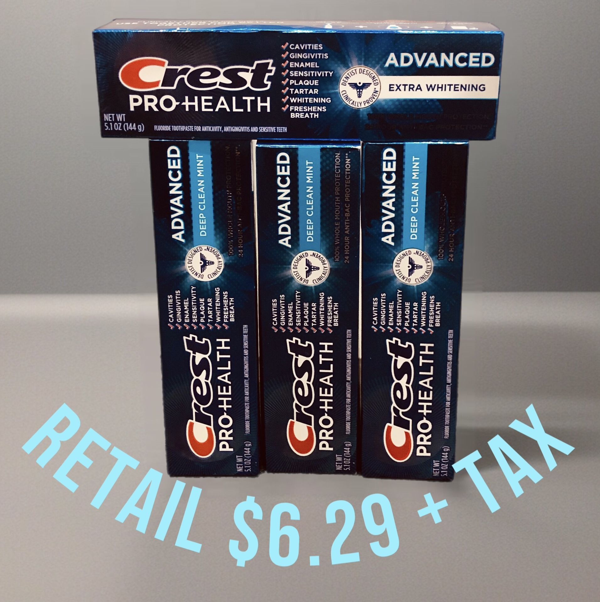 Crest Toothpaste Advanced Deep Clean And Extra Whitening