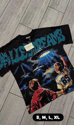 Valley Dreams Black Graphic T-Shirt