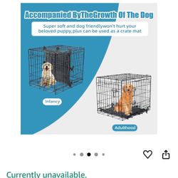 Fluffy Thick Dog Crate Divider Panel (Without Crate)