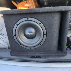 8" Sub Skar Audio With Porter Box Skar 