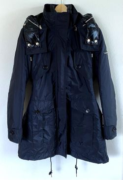 BURBERRY CHEVRINGTON 3-in-1 BLACK HOODED DOWN PARKA PUFFER