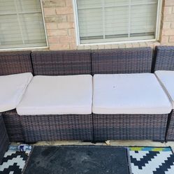 Backyard  Furniture Wicker Sofa Set