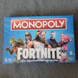 Monopoly Fortnite Edition Board Game 2018 Hasbro Gaming Complete