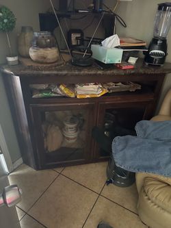 Corner storage tv stand