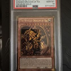 Gem Mint PSA 10 Winged Dragon Of Ra Pgld-en031 