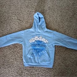 Baby Blue Sp5der Hoodie 