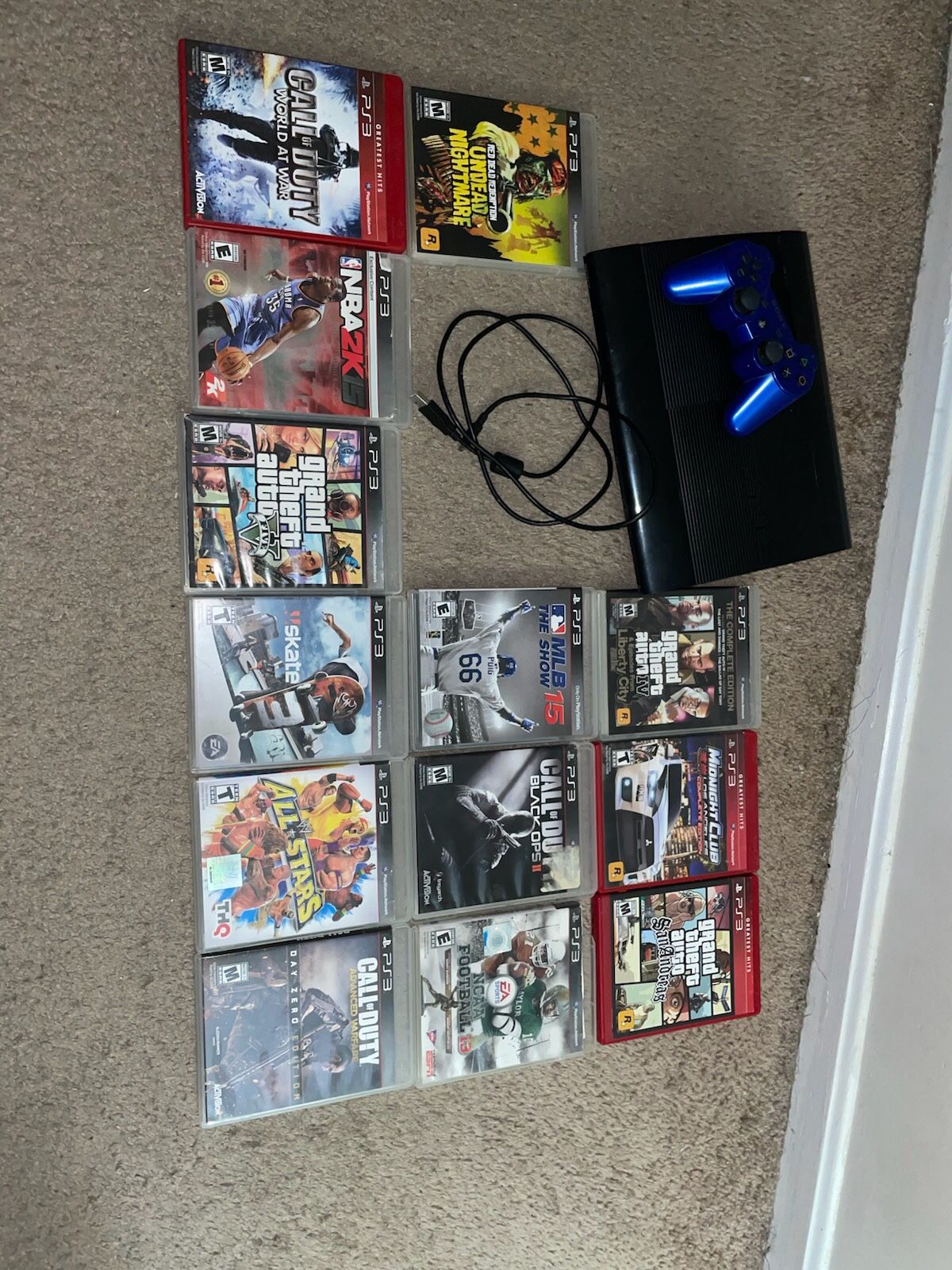 PS3 Console With 43 Games