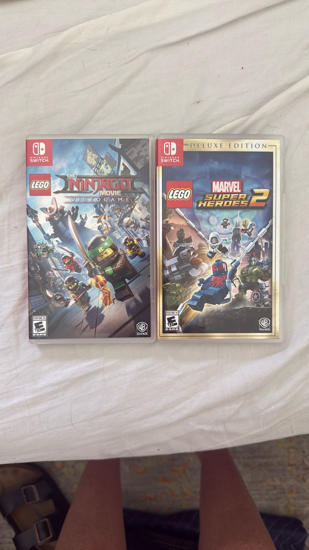 Nintendo Switch Video Games; Marvel Super Heroes2 & Ninjago