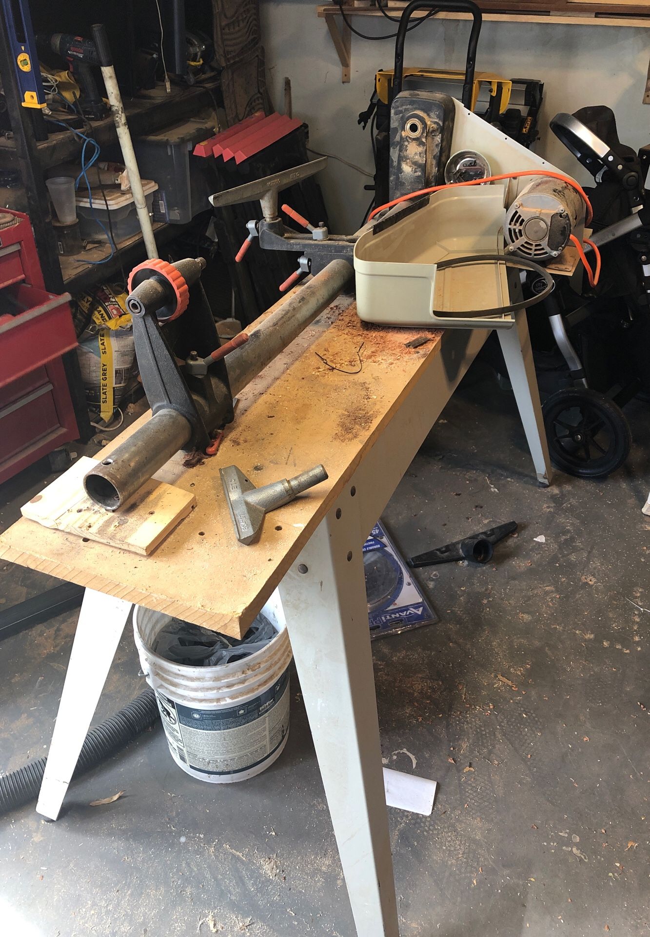 Ridgid wl1200 lathe. Missing spindle. For parts for Sale in Los Angeles