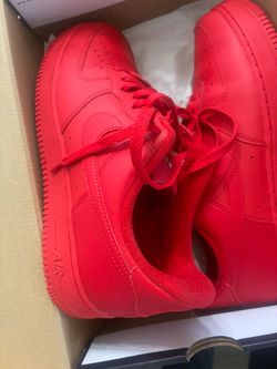 Red Air Force ones