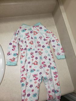 Baby colorful onesie for bed time 3-6 months (baby owls)🦉 💙