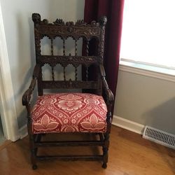  Hand Carved Chair