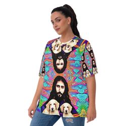 Jesus with Puppies 🌈 T-Shirts (Sizes XS, S, M, L, XL, XXL)