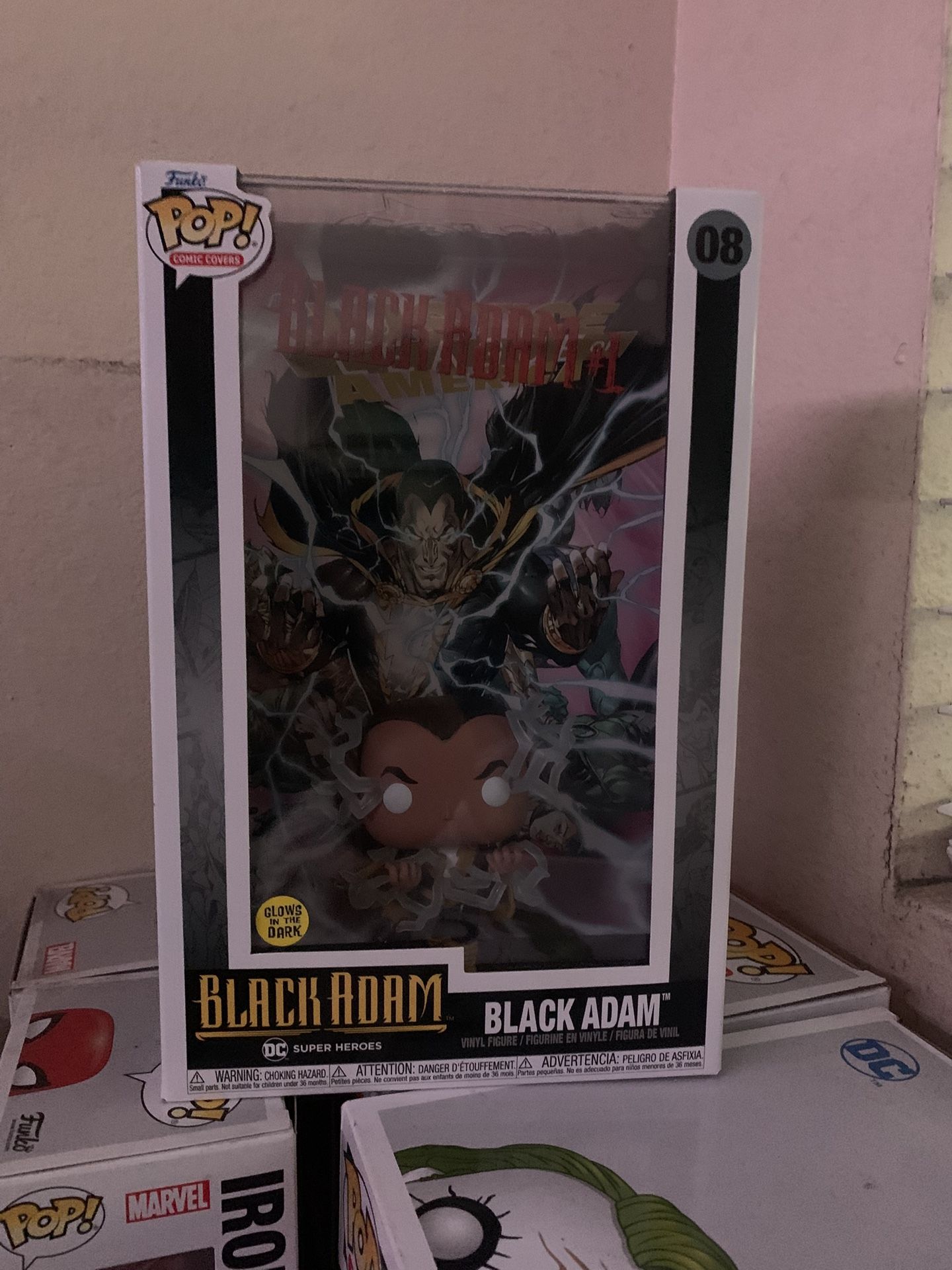 Black Adam Comic Cover Pop